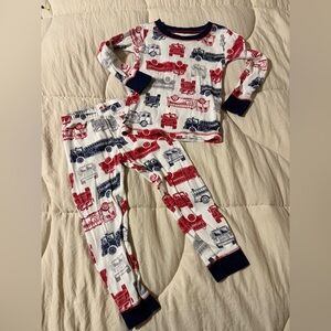 Carters Toddler Boy Fire Truck Pajama Set, 2T